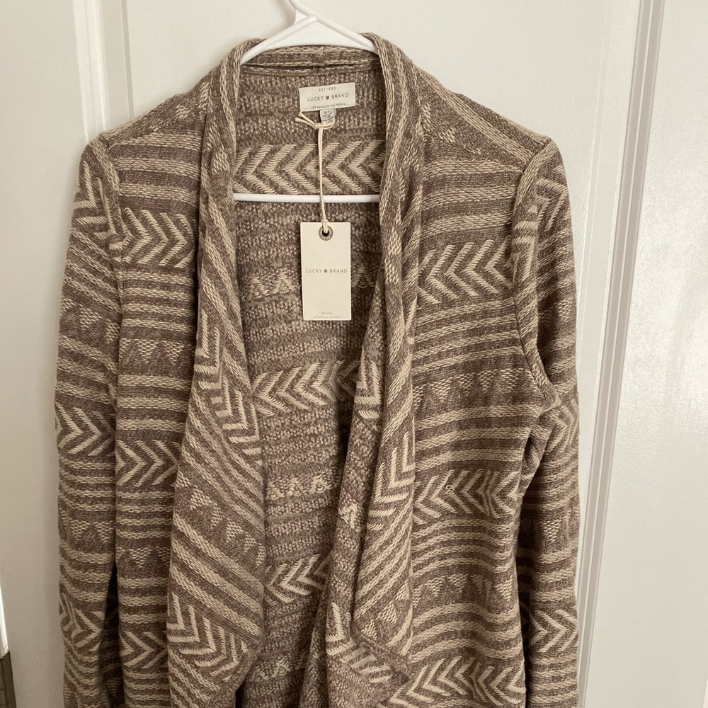 NWT Lucky Women’s Open Cardigan, Size Small